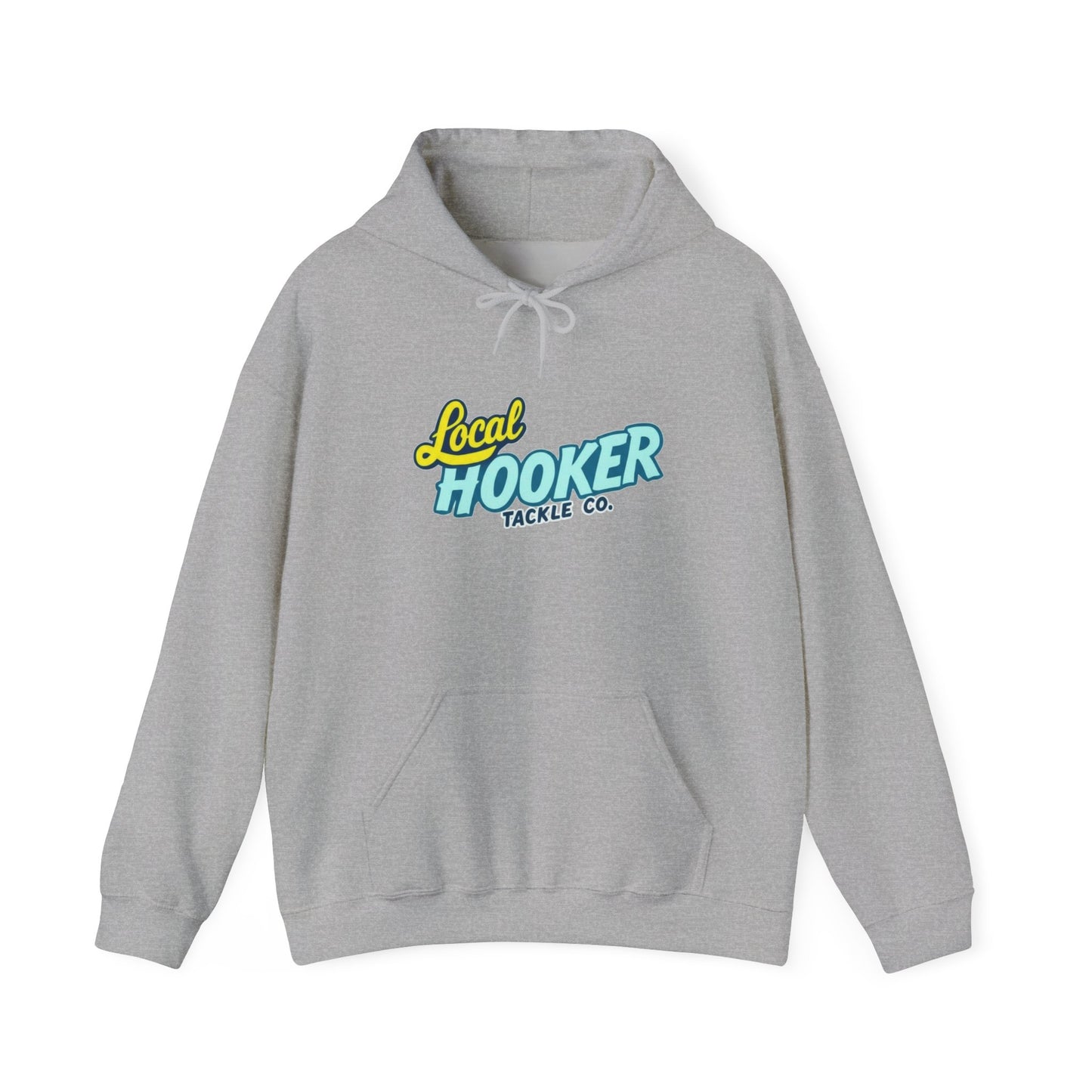 Hoodie - "Local Hooker Tackle Co." Fishing Graphic Pullover