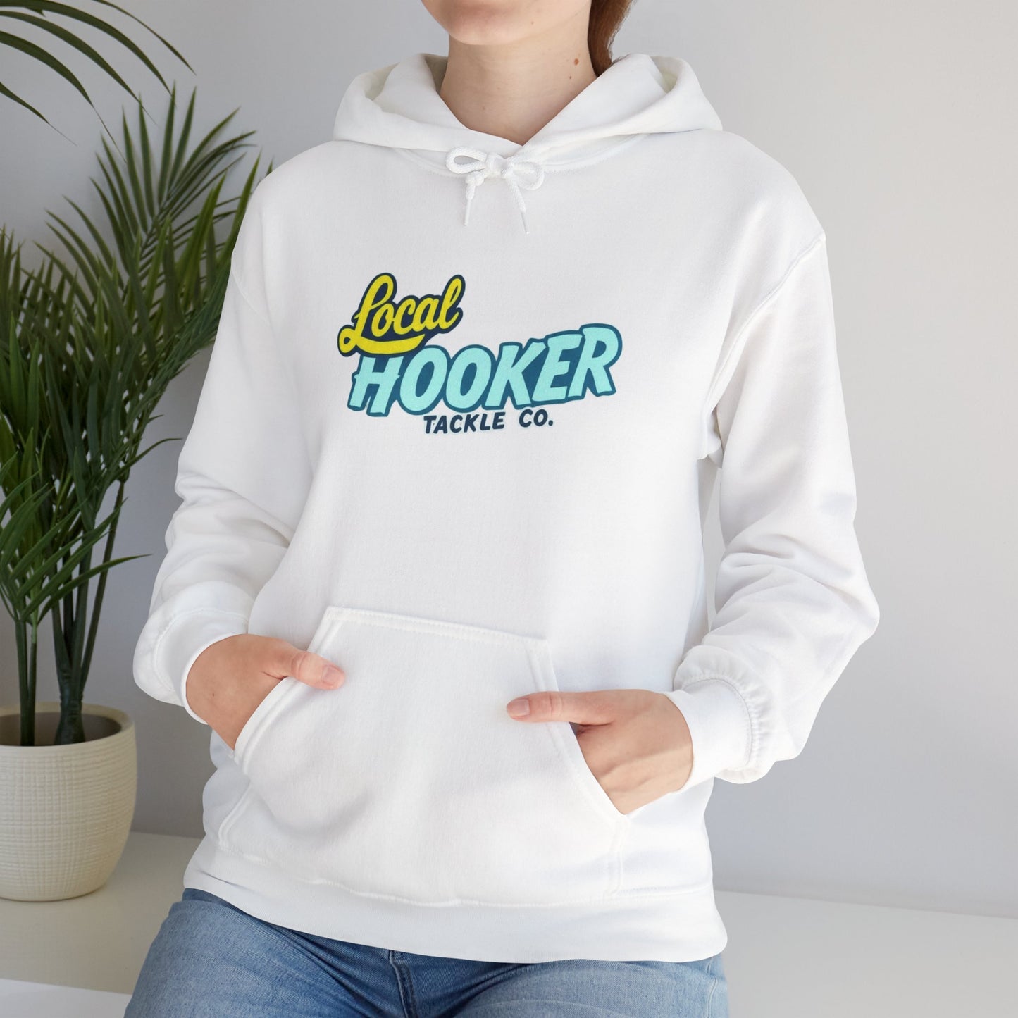 Hoodie - "Local Hooker Tackle Co." Fishing Graphic Pullover