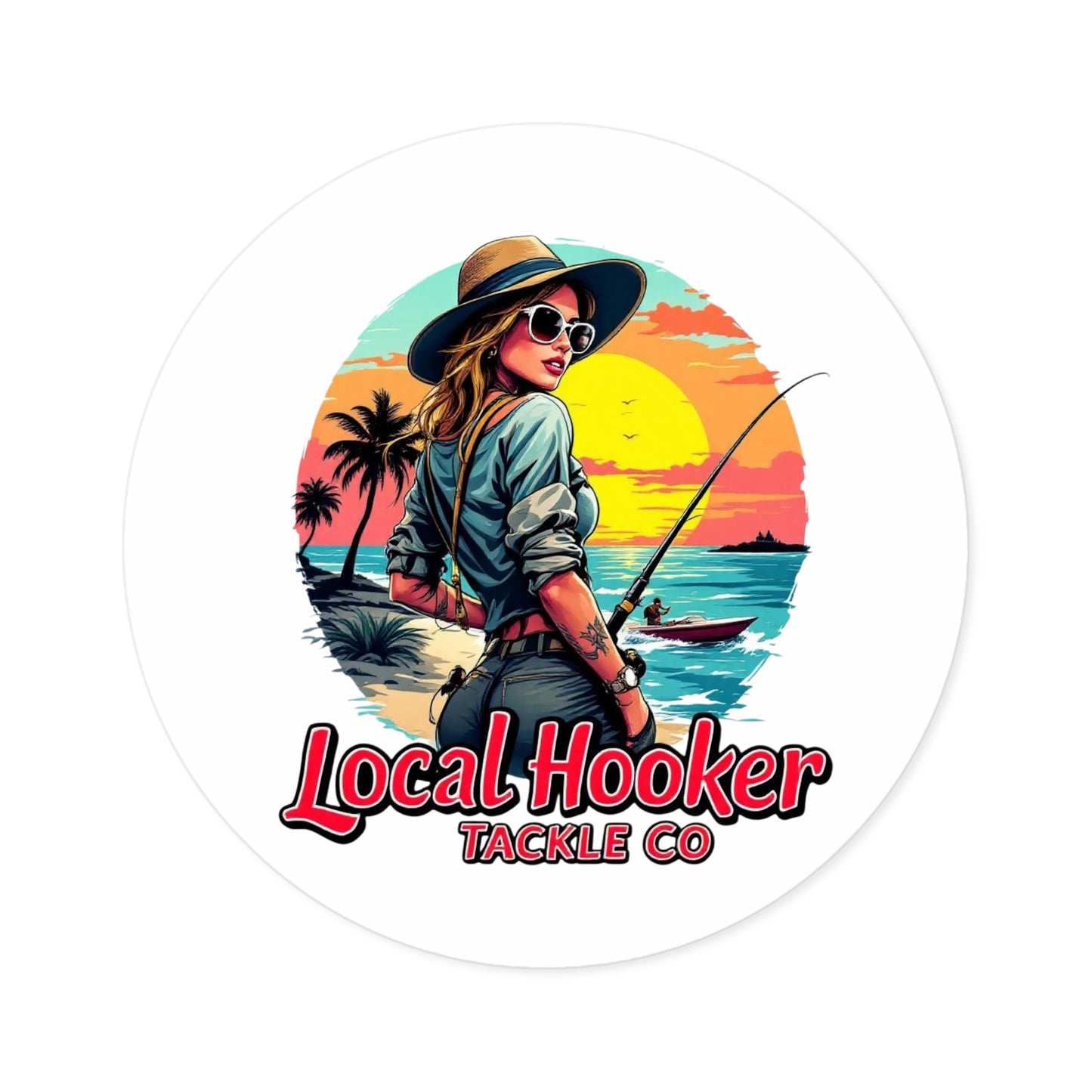 LHTC Sticker — Rugged Fishing Decal for Gear & Coolers