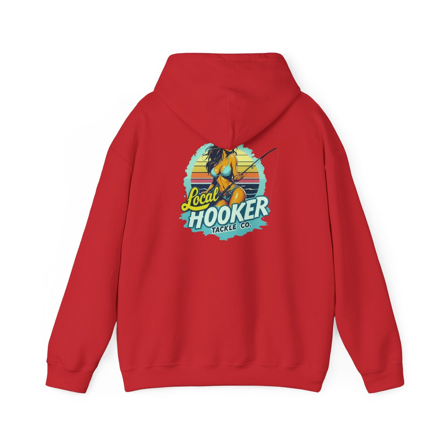 Hoodie - "Local Hooker Tackle Co." Fishing Graphic Pullover