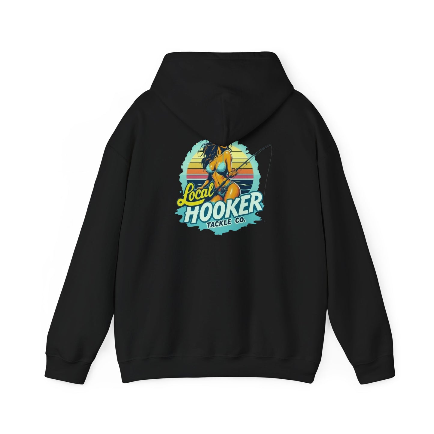 Hoodie - "Local Hooker Tackle Co." Fishing Graphic Pullover