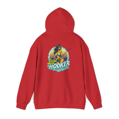 Hoodie - "Local Hooker Tackle Co." Fishing Graphic Pullover