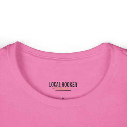 Local Hooker Tackle Co. Women's Tee — Retro Fishing Pinup Graphic Shirt