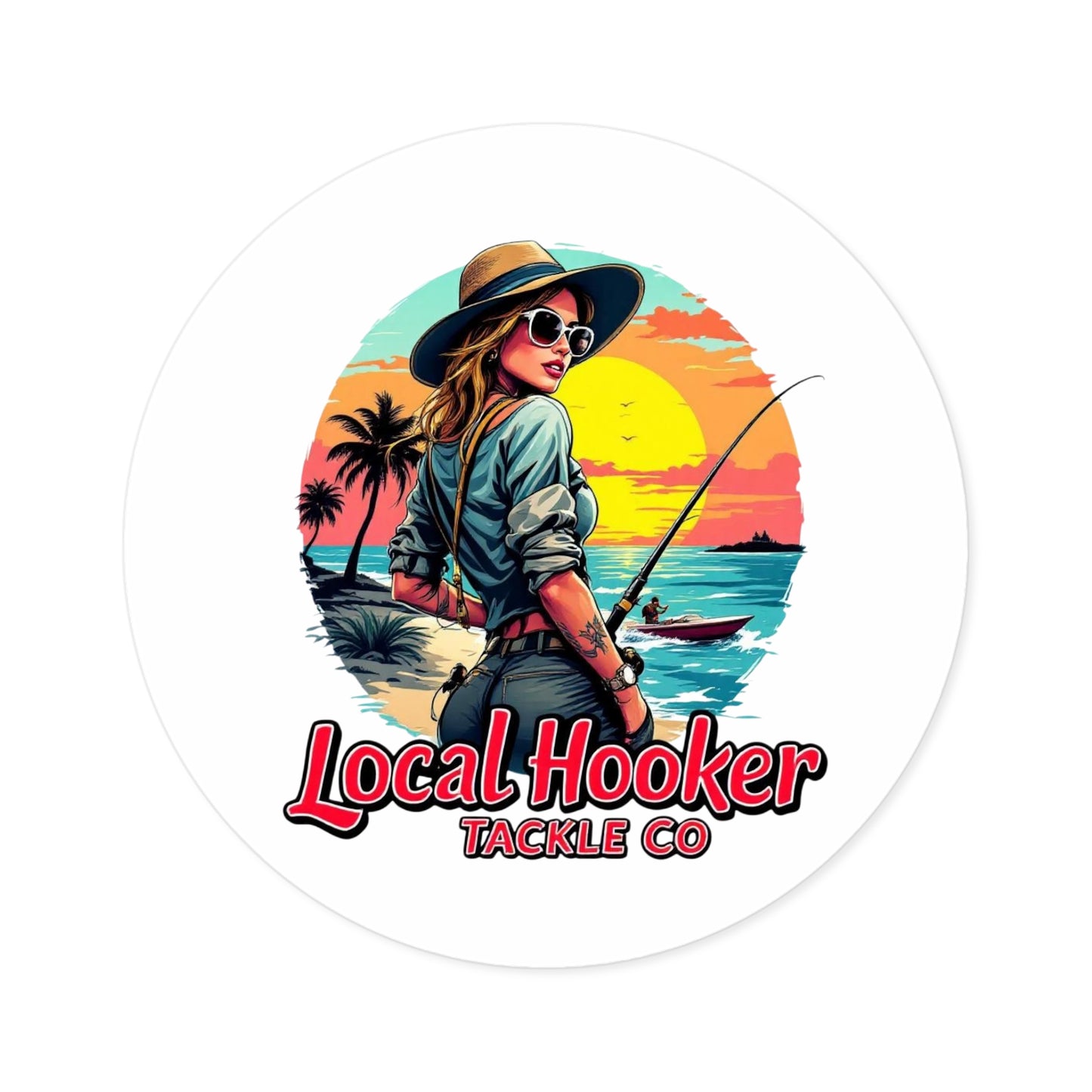 LHTC Sticker — Rugged Fishing Decal for Gear & Coolers