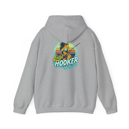 Hoodie - "Local Hooker Tackle Co." Fishing Graphic Pullover