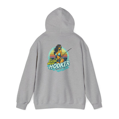 Hoodie - "Local Hooker Tackle Co." Fishing Graphic Pullover