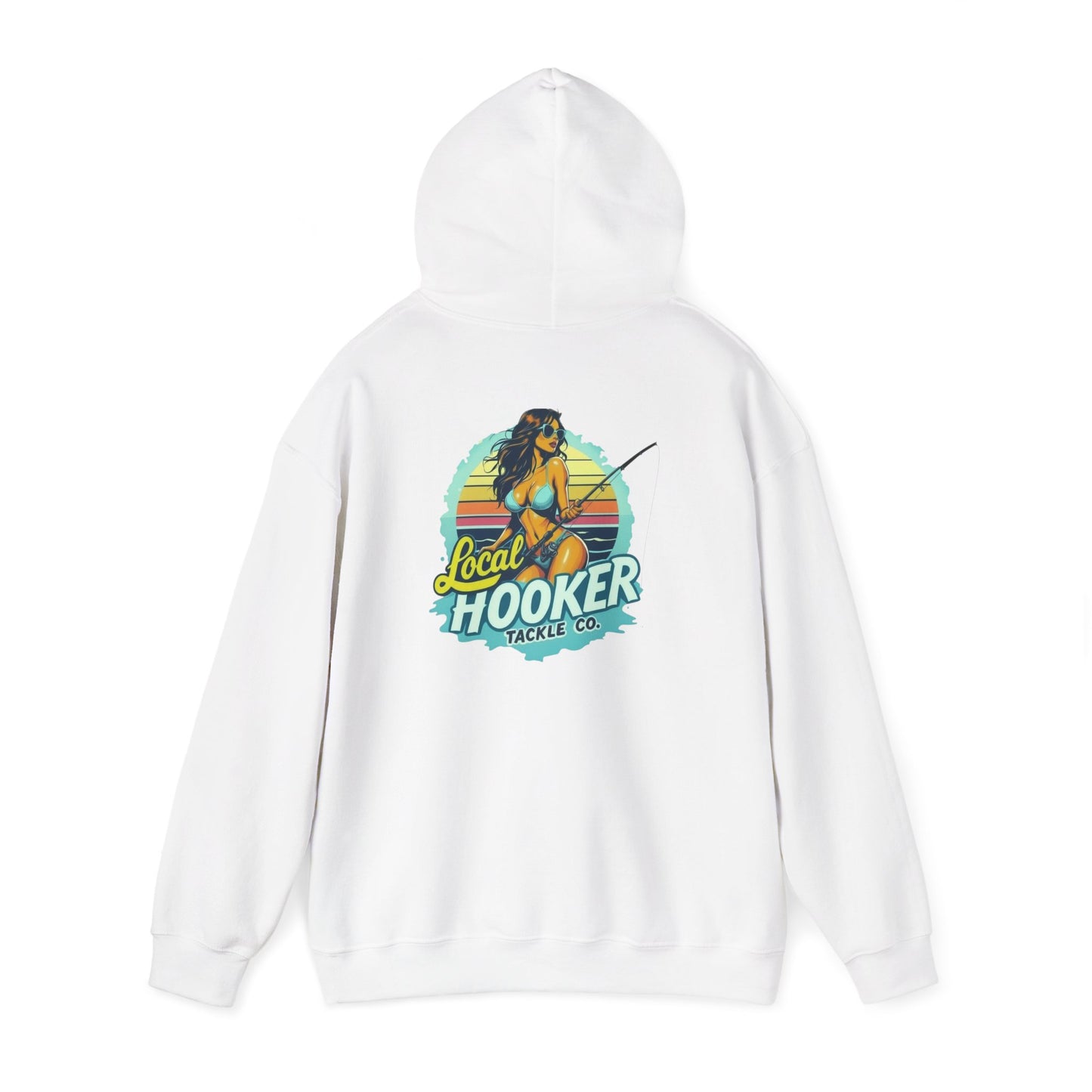Hoodie - "Local Hooker Tackle Co." Fishing Graphic Pullover