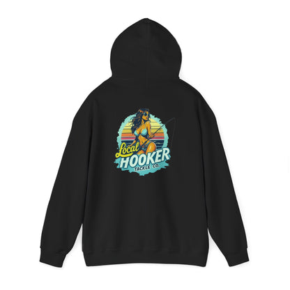 Hoodie - "Local Hooker Tackle Co." Fishing Graphic Pullover