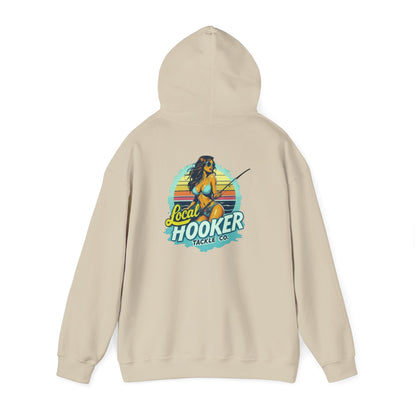 Hoodie - "Local Hooker Tackle Co." Fishing Graphic Pullover